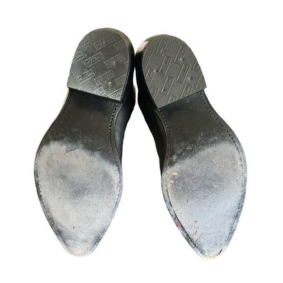 TONY LAMA MEN'S STALLION LEATHER AMERICANA WESTERN BOOTS 8.5EE Black Xtra- Wide - Picture 10 of 12